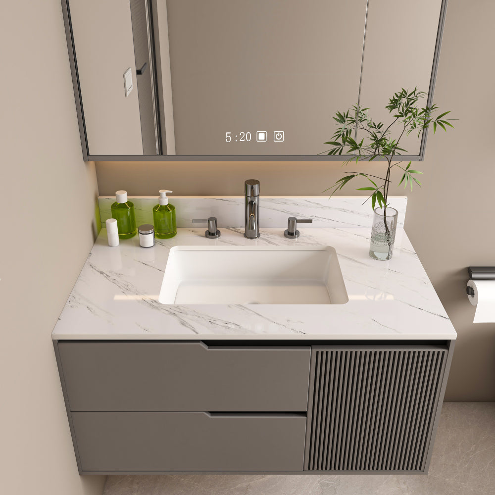 22 Inch Sidesplash , Bathroom Vanity Top with Backsplash ,4" Height Backsplash, for Vanity Top, Bianco Carrara Venato