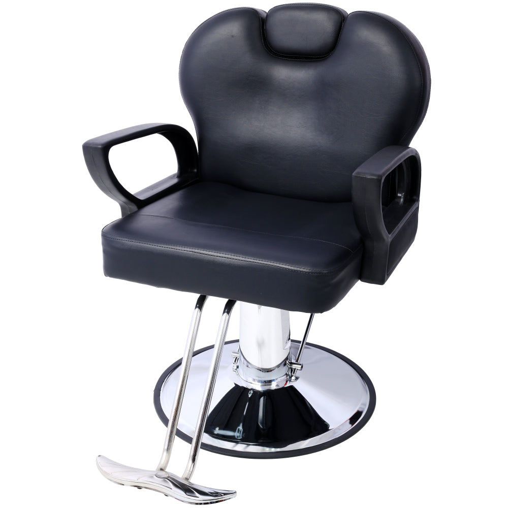Hair Stylist All Purpose Barber Chair for Barbershop Salon Chair,Heavy Duty Hydraulic Barber Chair Spa Furniture Shampoo Reclining Extra Wider Seat Beauty Hair Salon Equipment ,brown