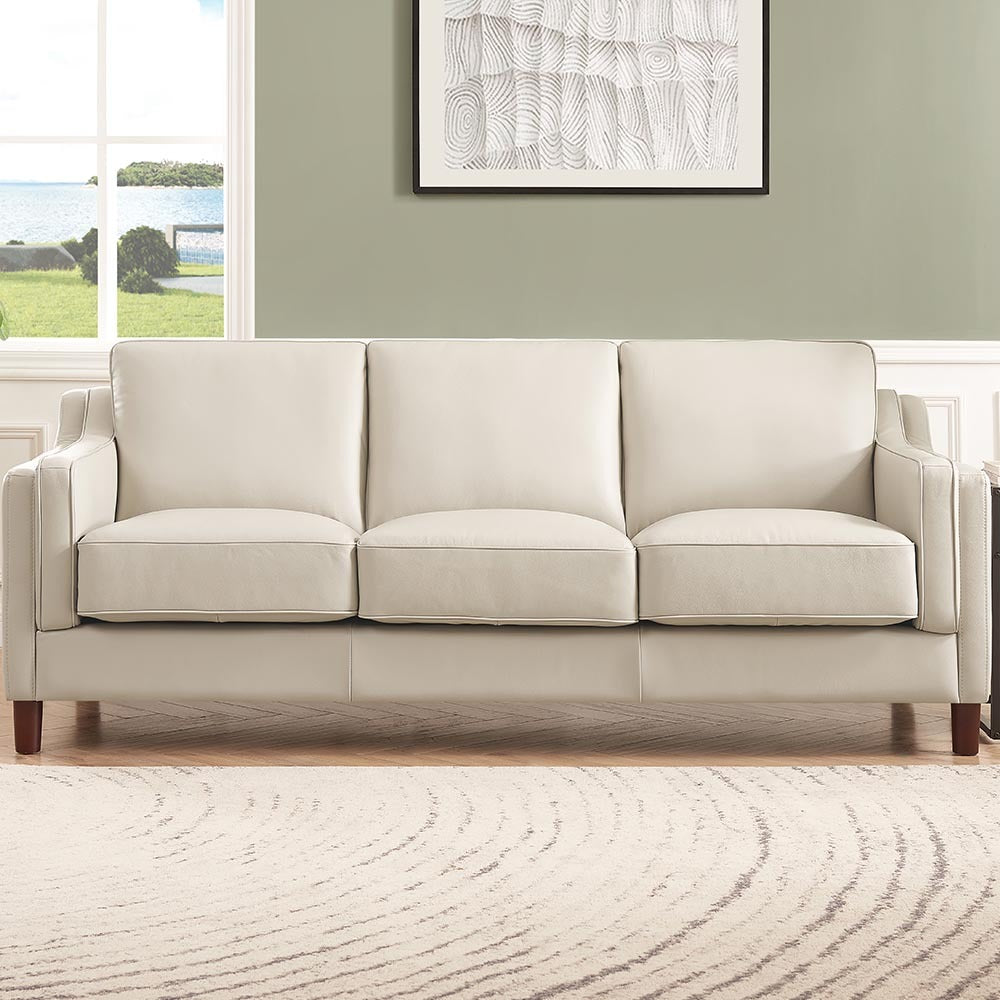 Bella Top Grain Leather Loveseat