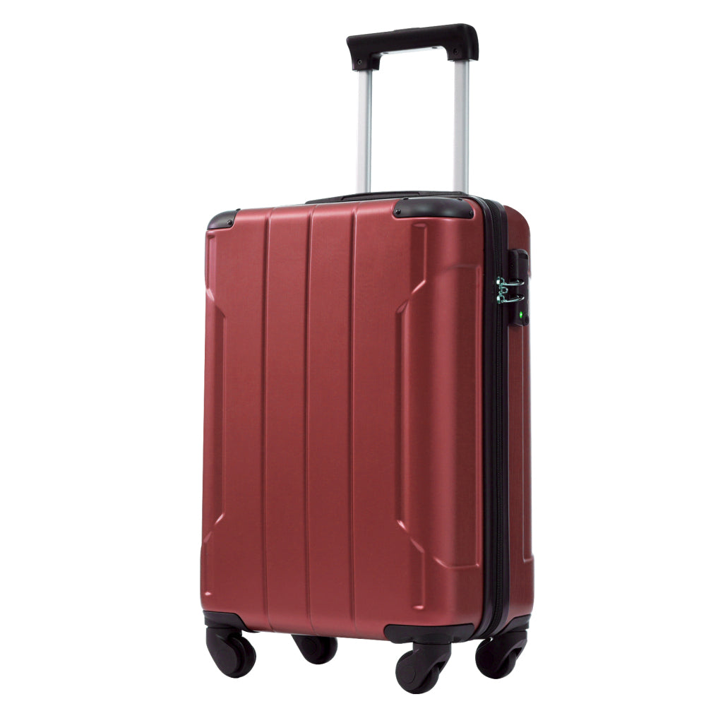 Hardshell Luggage, Lightweight Durable ABS Suitcases with Double Wheels, Expandable 28-inch Checked Luggage 28" (Pink)