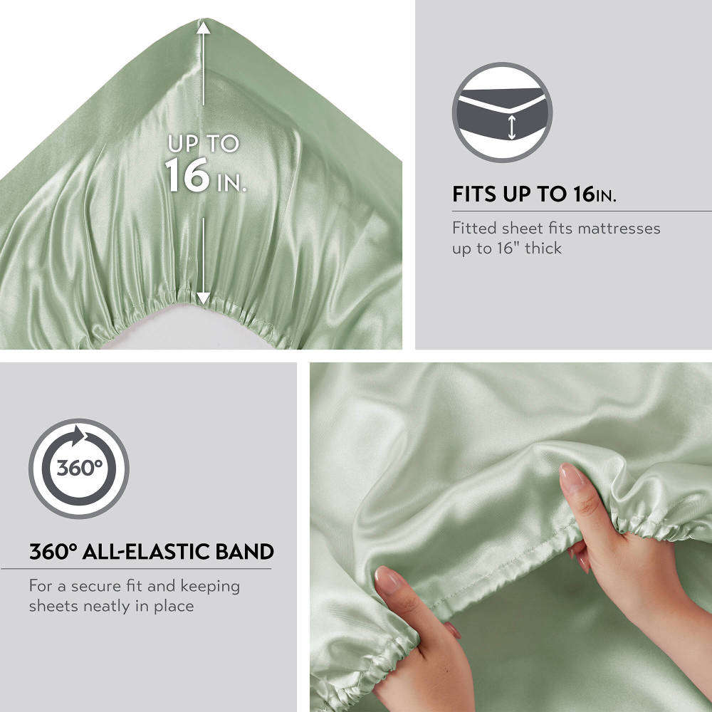 Satin Luxury Sheet Set Full