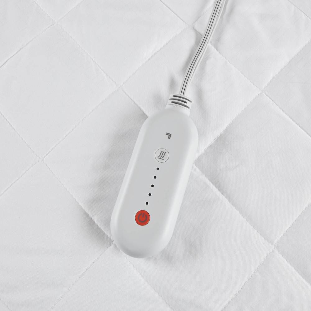 1 PCS Full Heated Mattress Pad White