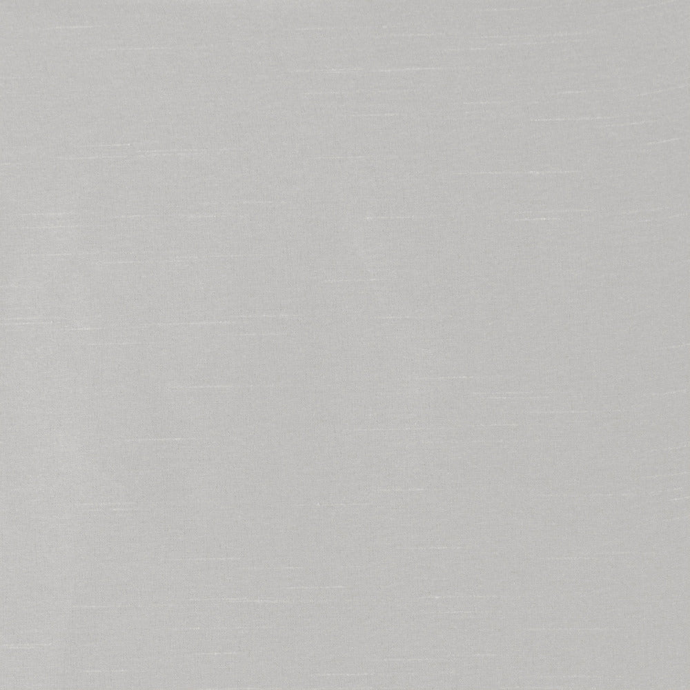 Lightweight Faux Silk Valance With Beads Silver 50x26"