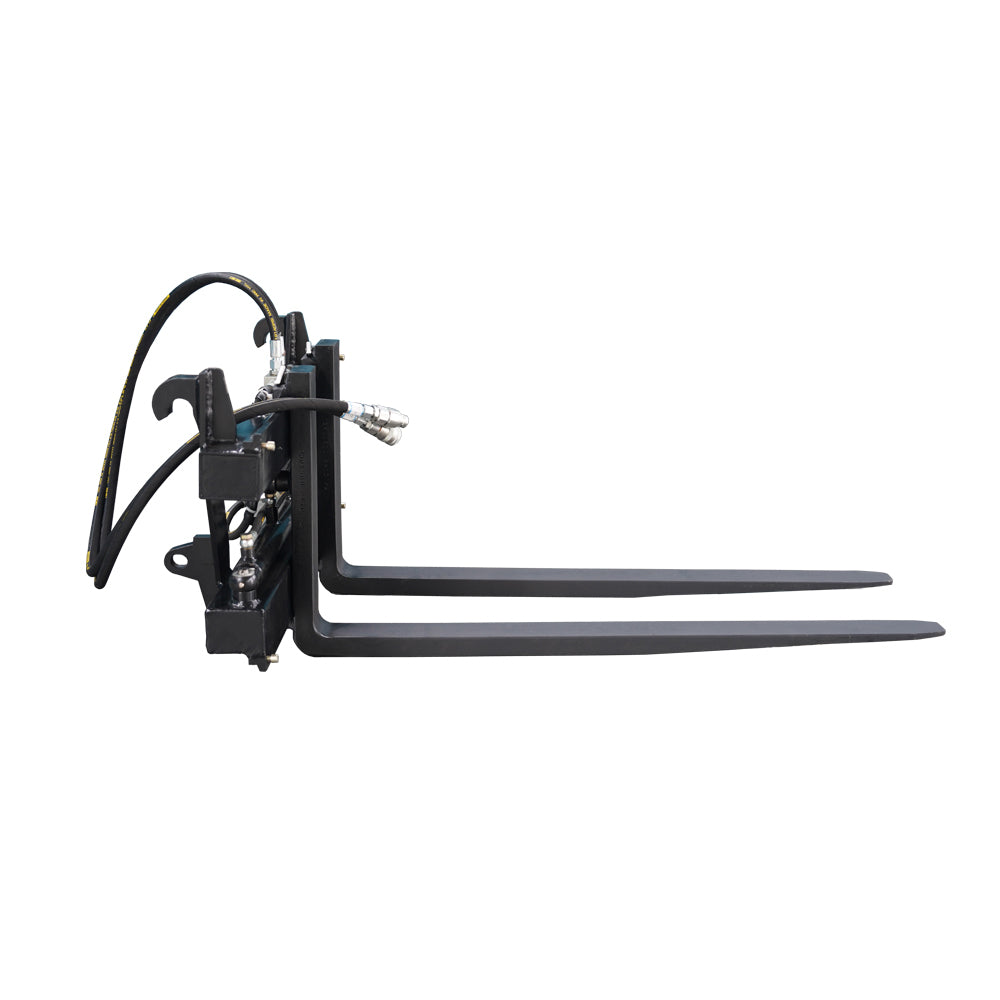 Load Capacity Skid Steer Hydraulic Positioning Pallet Forks