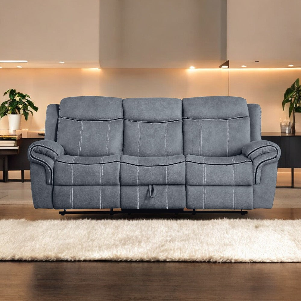 Zubaida Two Tone Chocolate Velvet Recliner Loveseat w/USB Port & Console