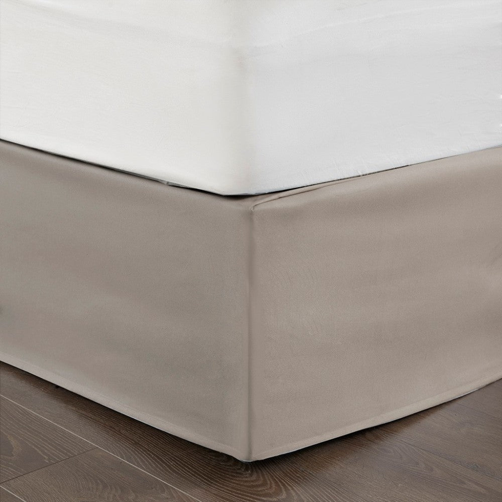 Wrap Around Adjustable Bedskirt Khaki One Size