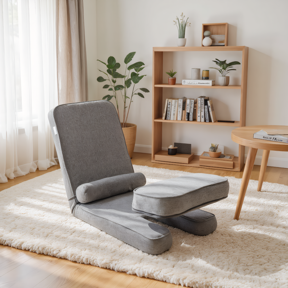 Folding Sofa Bed, Convertible Sleeper Chair Bed with table, Gaming Floor Chair with 5-Position Adjustable Back Support,Small Comfy Couch for Bedroom Small Space,Apartment Dorm,Gift for Mother's day
