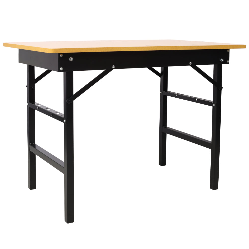 Portable Folding Work Table with Measuring Tape and Angle Finder,Portable Folding Workbench,Workshop Tool Bench,With Handle