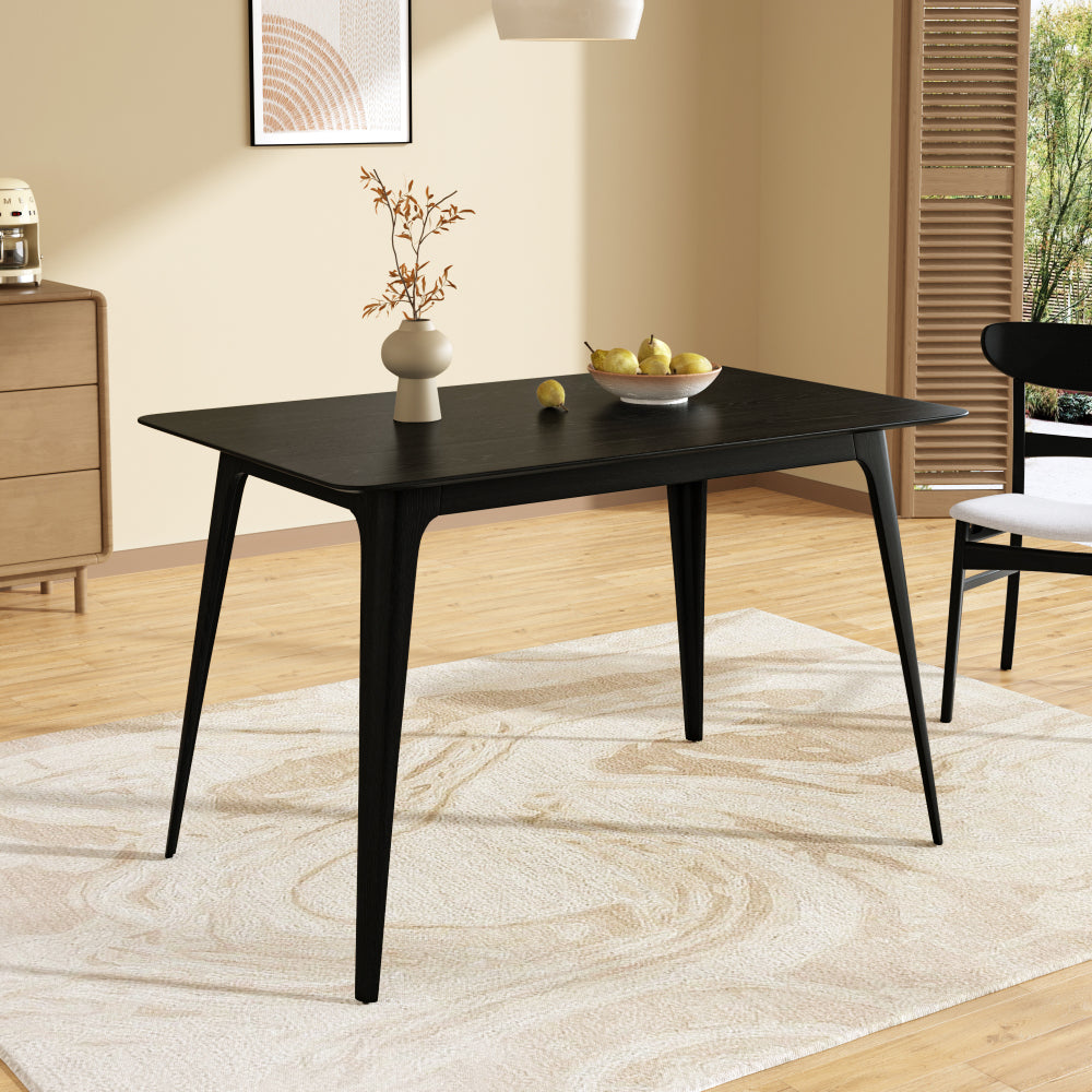 Dining Table Solid Wood Legs, Walnut (same sku: N759S888001T )