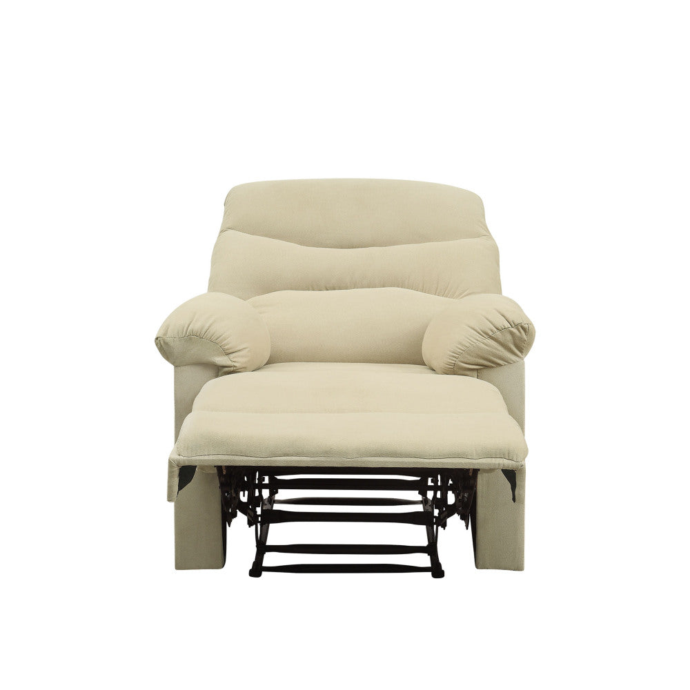 Arcadia Beige Microfiber Motion Recliner