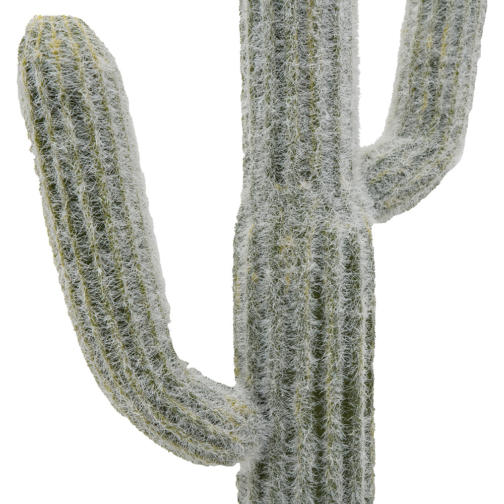 8x5x24.5"H Artificial Saguaro Cactus in Black Pot