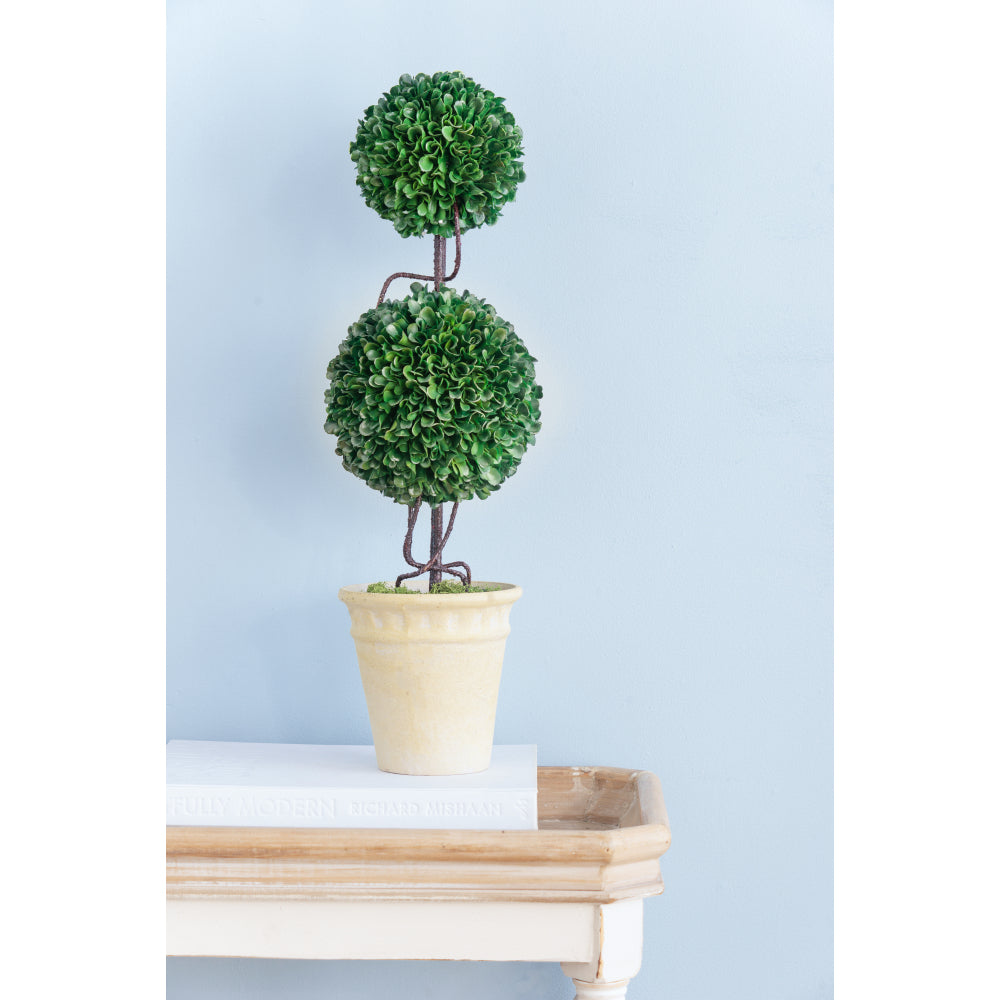 8x5x24.5"H Artificial Saguaro Cactus in Black Pot