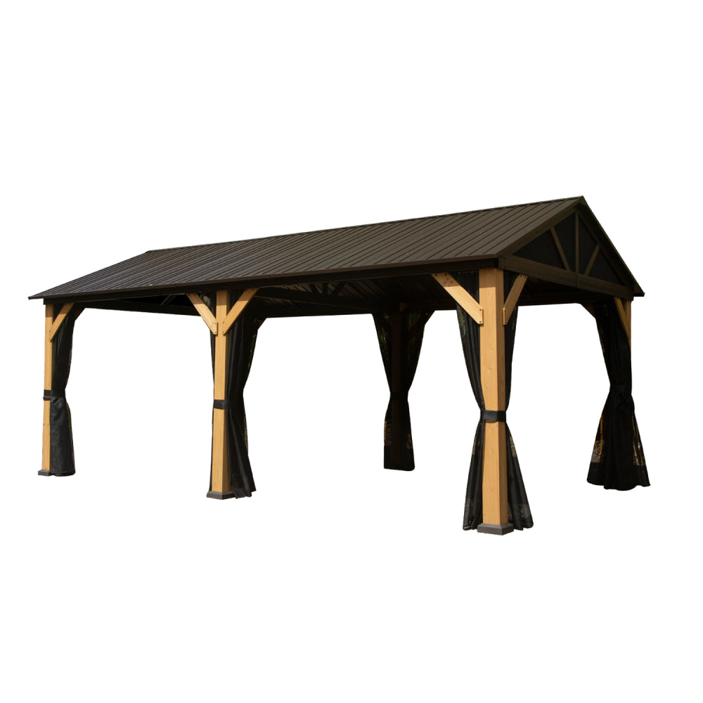 Cedar Wood Gazebo 12'x20'