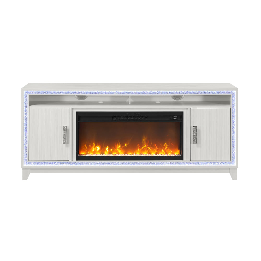 Almera Dark Grey 72 Inch Fireplace