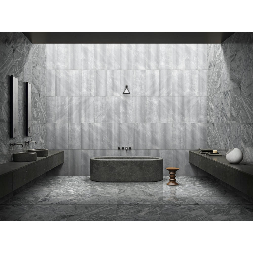 12*24 Carrara Marble, Gray marble, natural marble, genuine marble, real marble, for wall and floor, polished marble tile, 1 box 4 pcs