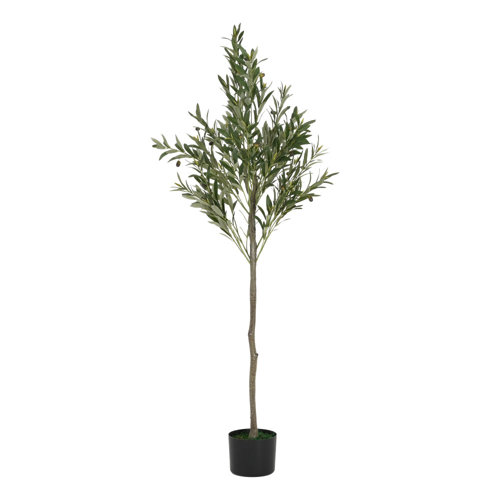66" Artificial Olive Tree with Pot