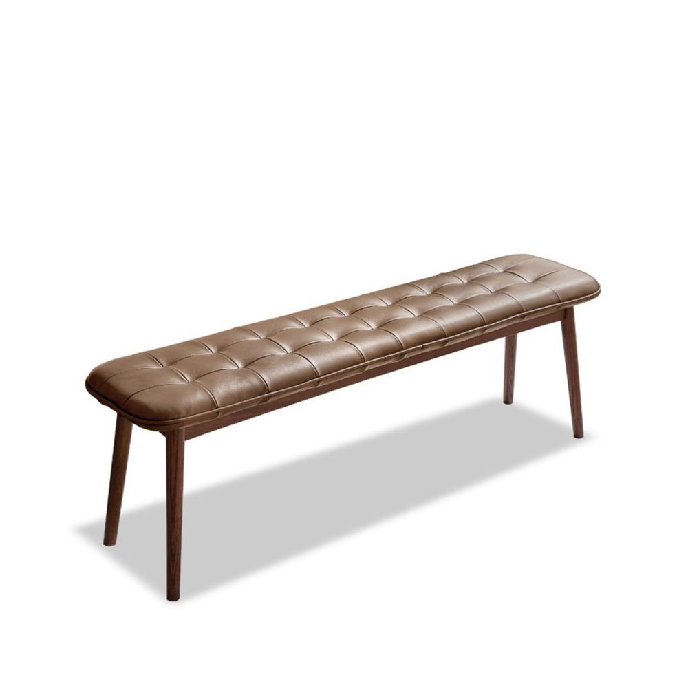 Natural Oak Wood for Dining Bench Table Bench for Living Room