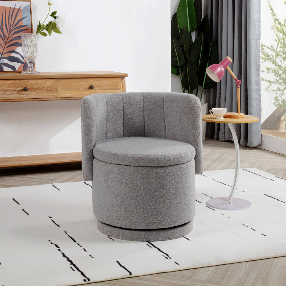 Stylish and Minimalist Teddy Fleece Single Sofa Chair with Arms and Pillow, Armchair, Accent Chair for Living Room, Bedroom, Study,Pink
