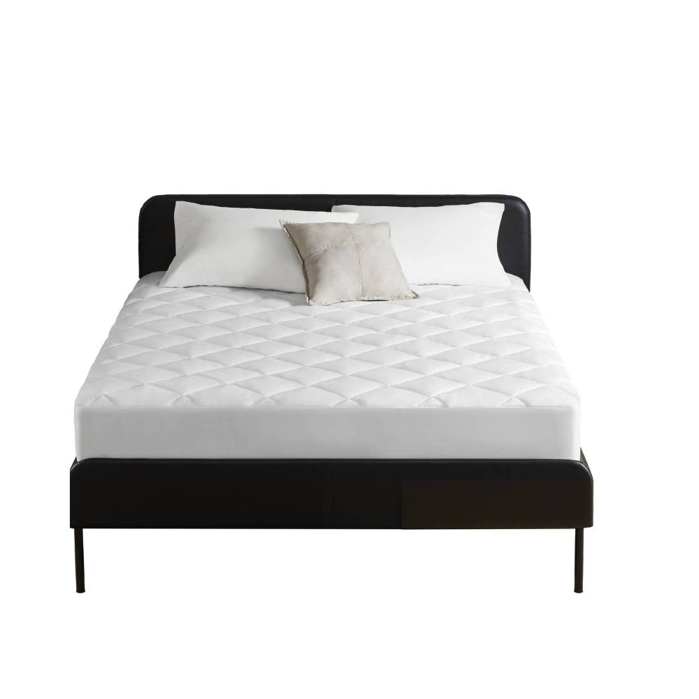 Overfilled Deep Pocket Mattress Pad White King