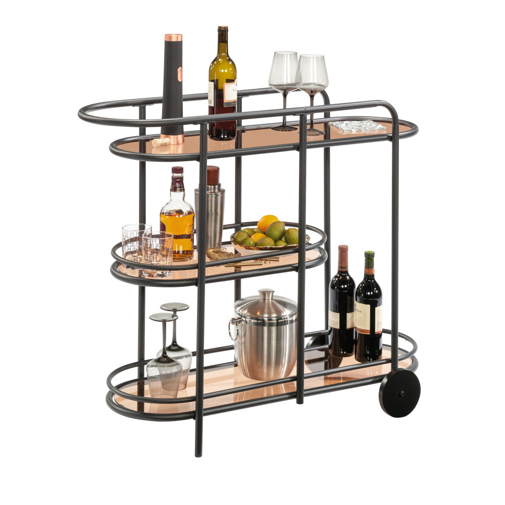 Bar Cart, Black finish