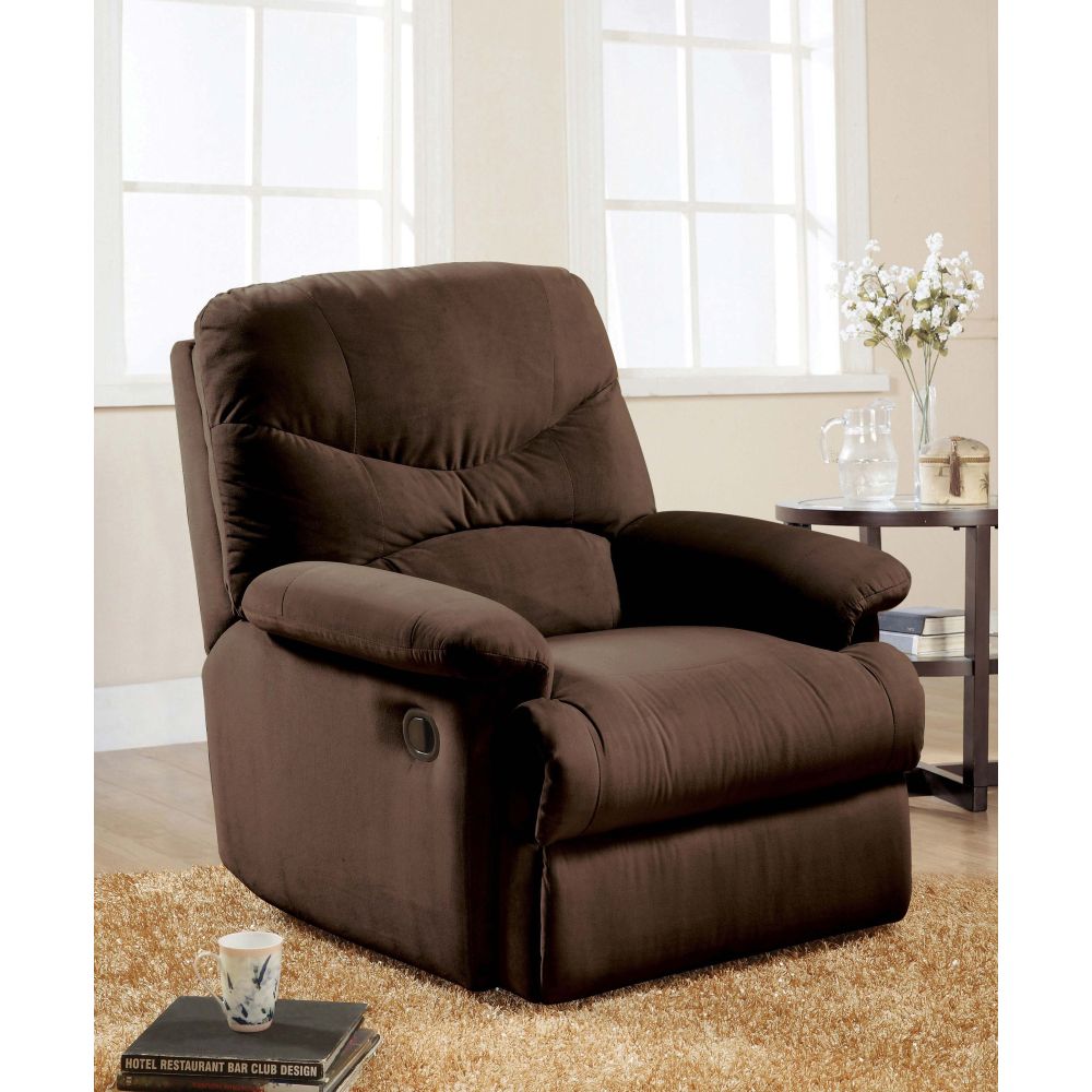 Arcadia Beige Microfiber Motion Recliner