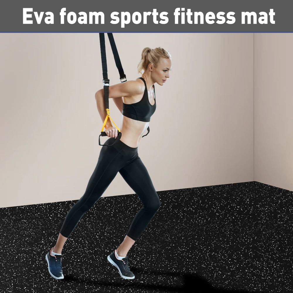 0.56 Inch EVA Foam Puzzle Exercise Mat - 24 Pieces for Home Gym, Shock-Absorbing Noise Reduction, Workout Equipment, Easy Assembly Gym Flooring