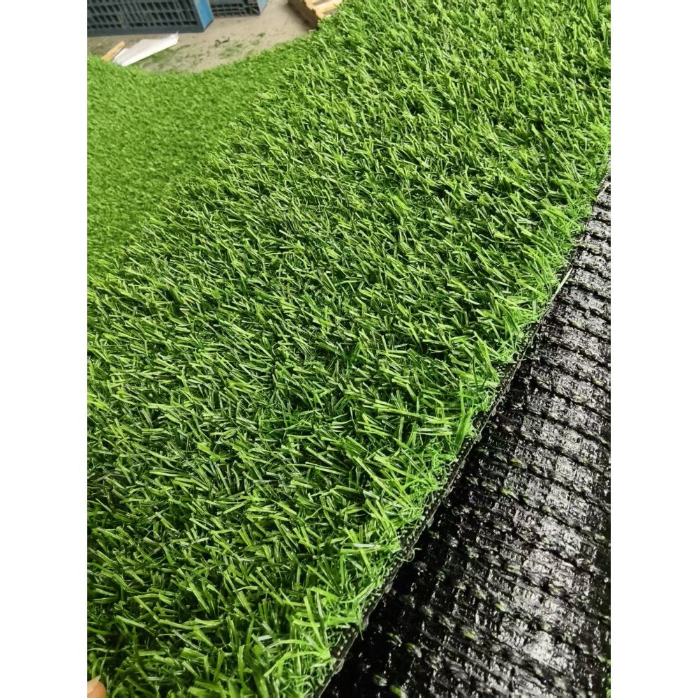 3FT *32FT Artificial turf, professional dog mat large turf outdoor carpet terrace pet lawn, artificial carpet with drainage holes(Grass height 0.78 inches/2cm)