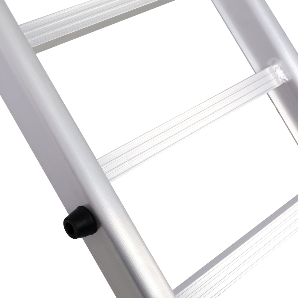 Aluminum Ramp 1,400 LBS/Pair, For Motorcycle/Lawn Mower/ATV Ramp and Tailgate Extender Combo 2 in 1, Multi purpose use, Silver color