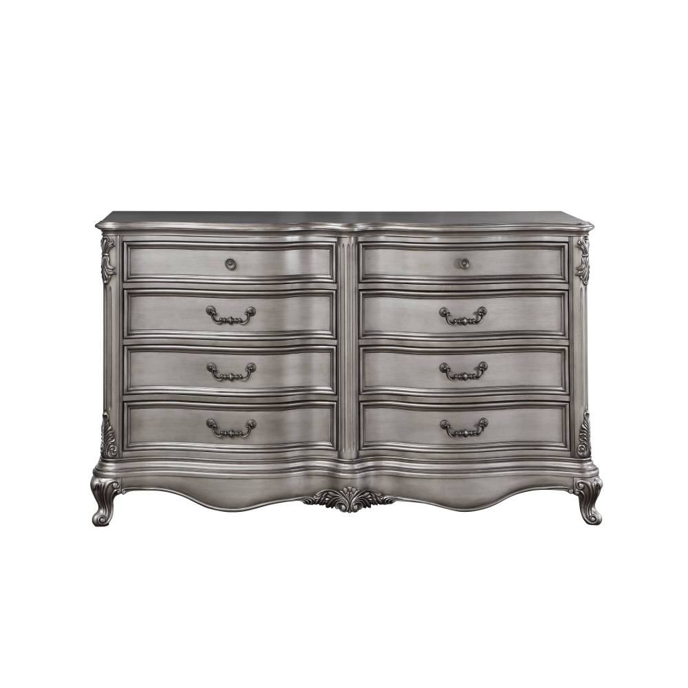 Ariadne Antique Platinum Finish Mirror