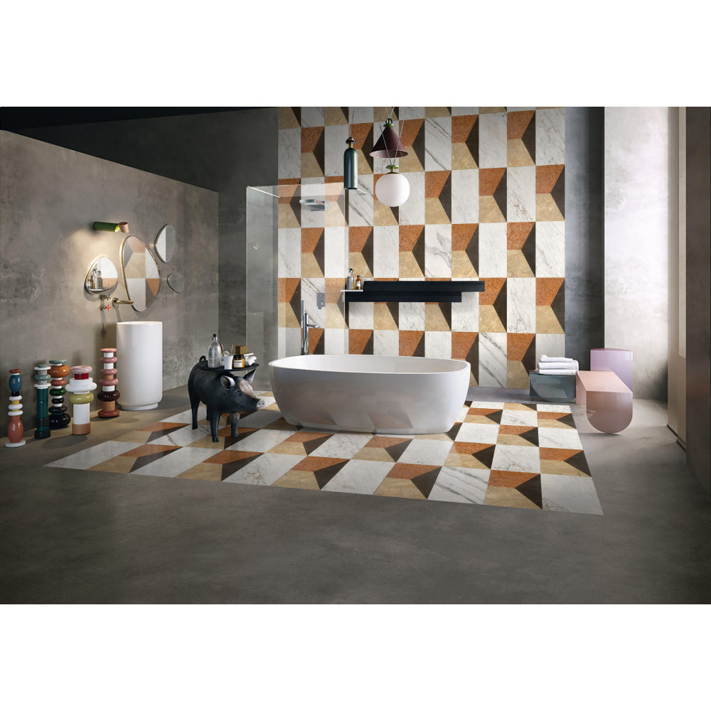 12*24 Gold Yellow Beige natural marble, for floor and wall, leather finished marble tile, natural stone, genuine marble, real marble, 1 box 4pcs
