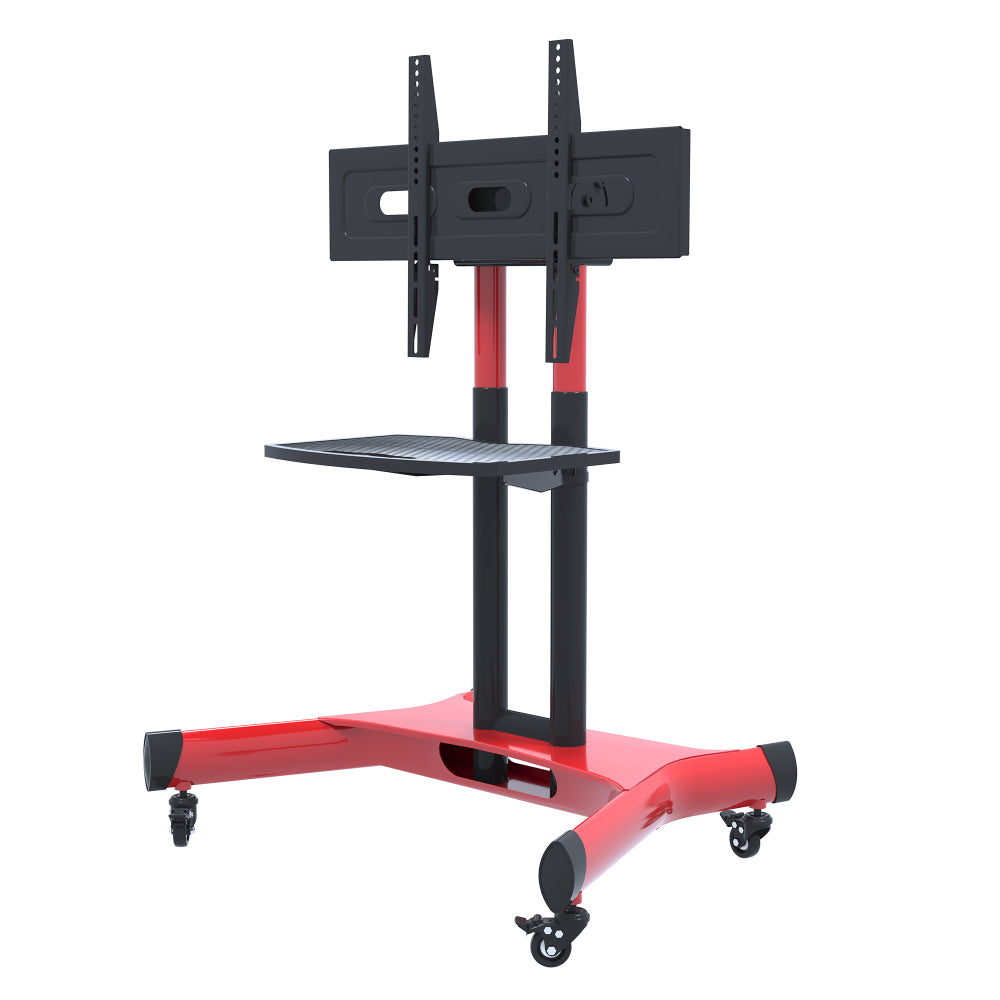 FANCO Universal Swivel TV Stand for 32–80 inch TVs, Height Adjustable Table Top TV Stand Mount with Tilt, Max VESA 600x400mm (Black)