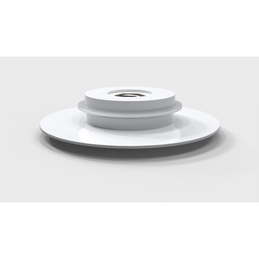 Matte white cover of brass pop-up drainer for stone resin freestanding bathtub
