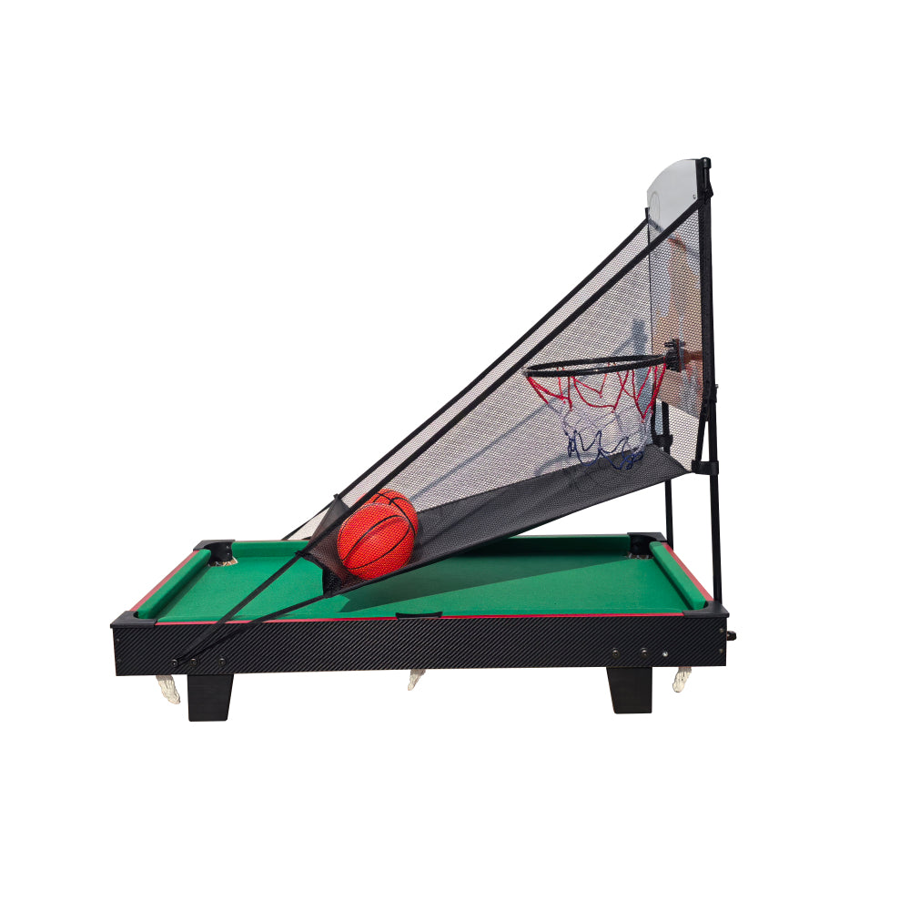 Multi Game Table 36", 2 in 1 Combo Game Table Basketball, Billiards.Parent-child games, for Indoor Outdoor, Game Room, Friends,Family, Kids and Adults.