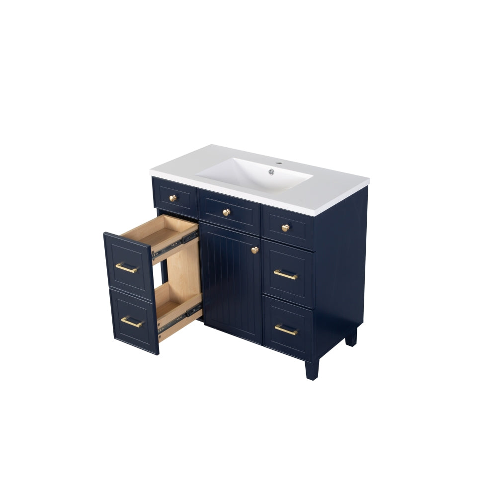 36" Bathroom Cabinet Only, without Basin, 23V07-36NB