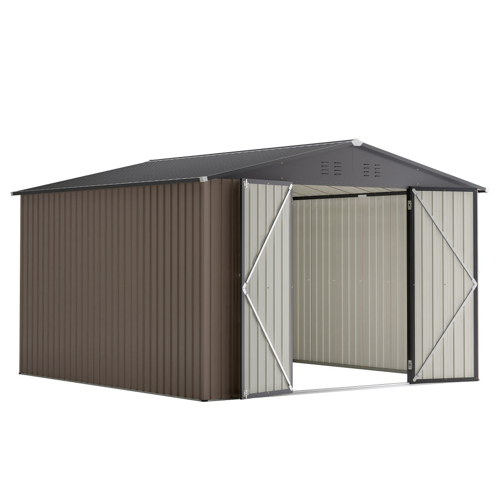 6 x 4 ft Outdoor Storage Shed, All Weather Tool Shed for Garden, Backyard, Lawn, Black