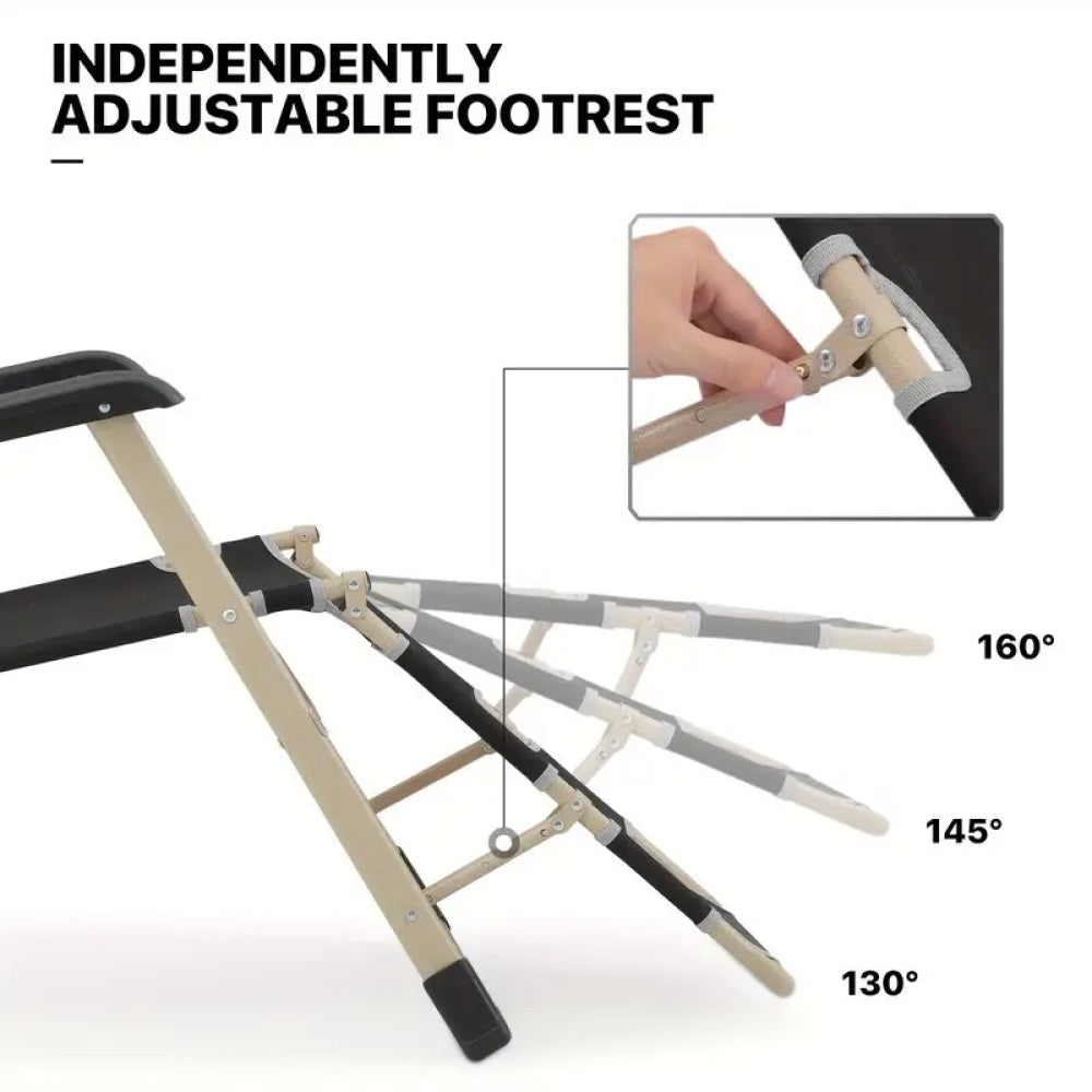 deck chair black