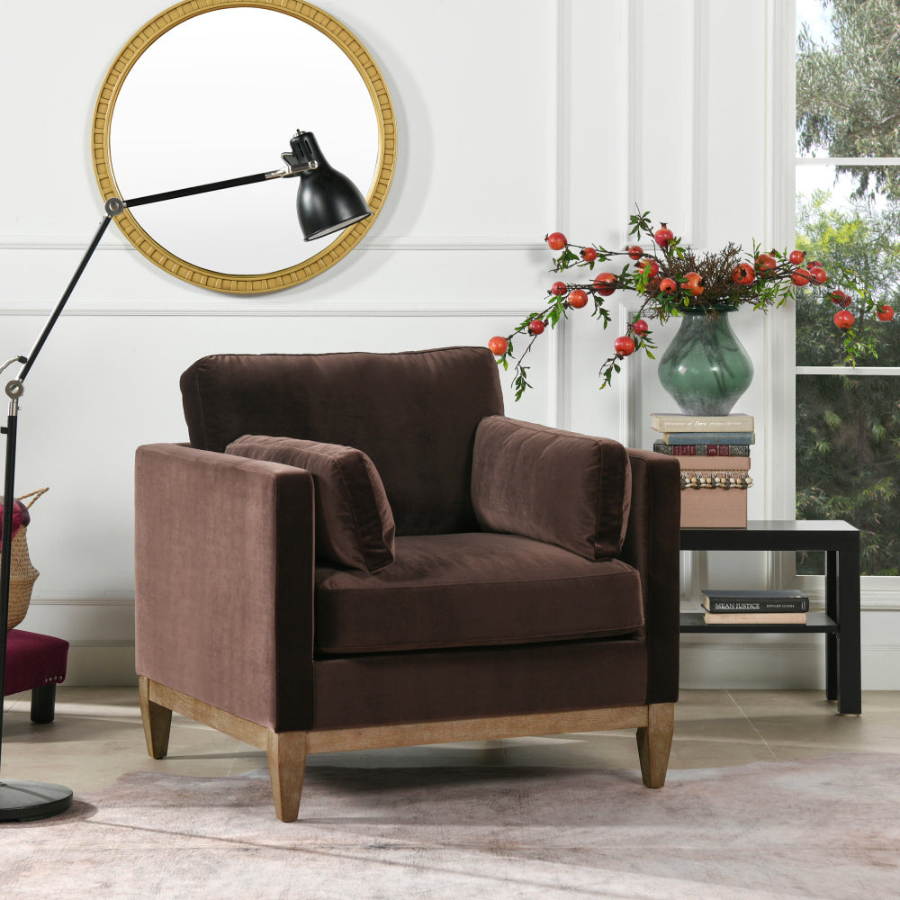 Knox 89" Modern Farmhouse Reversible Chaise Sectional Sofa, French Beige Performance Velvet