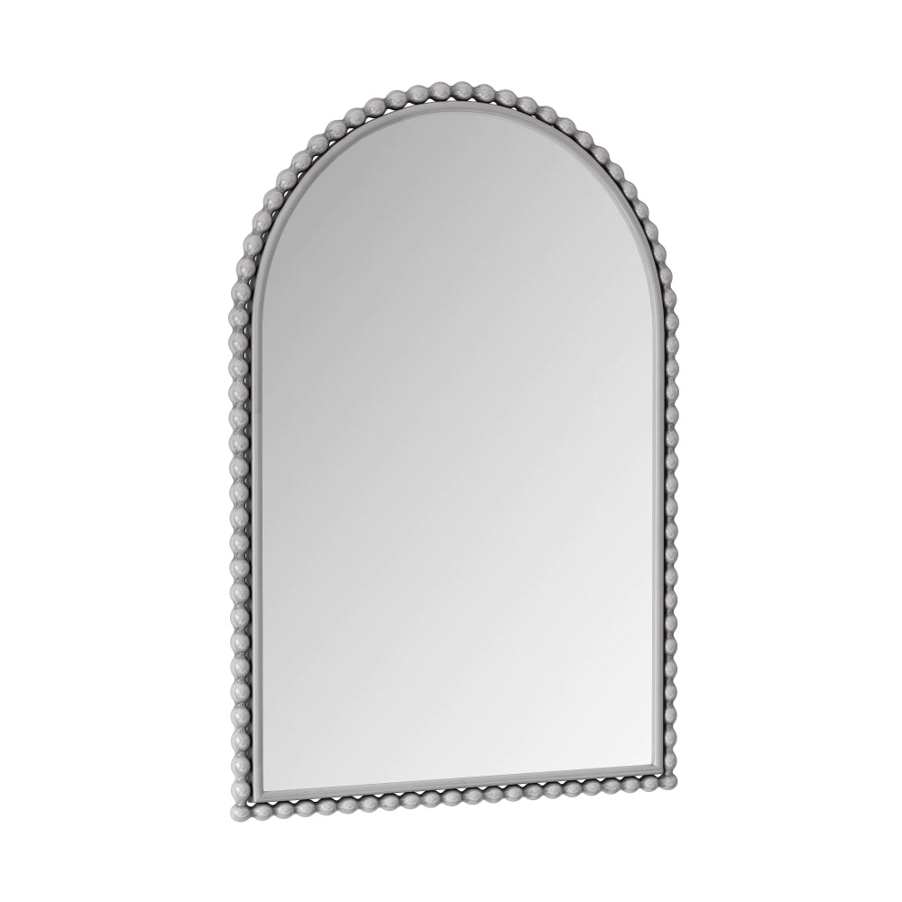 Iron Art Arch Vintage Vanity Mirror, Wall Hanging, Placed On The Table, Suitable For Living Room, Bedroom, Bathroom (Silver)