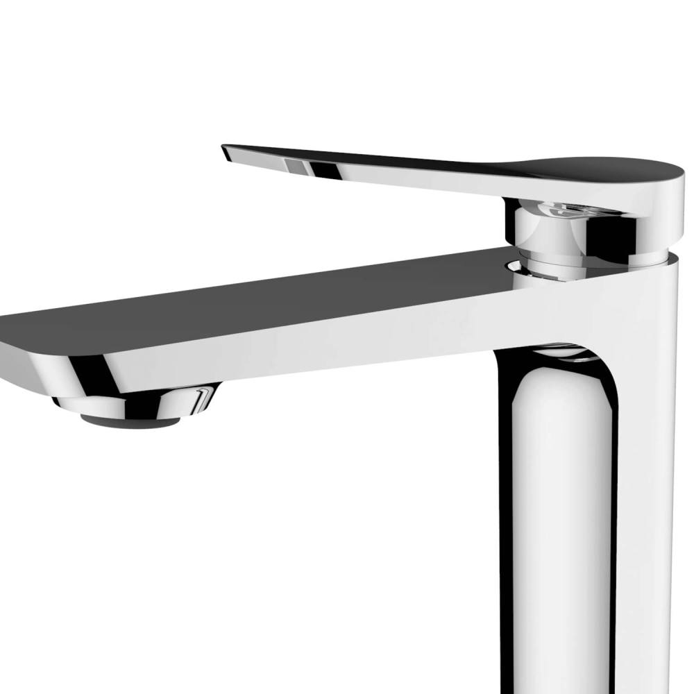 DAX Single Handle Bathroom Faucet Chrome Finish