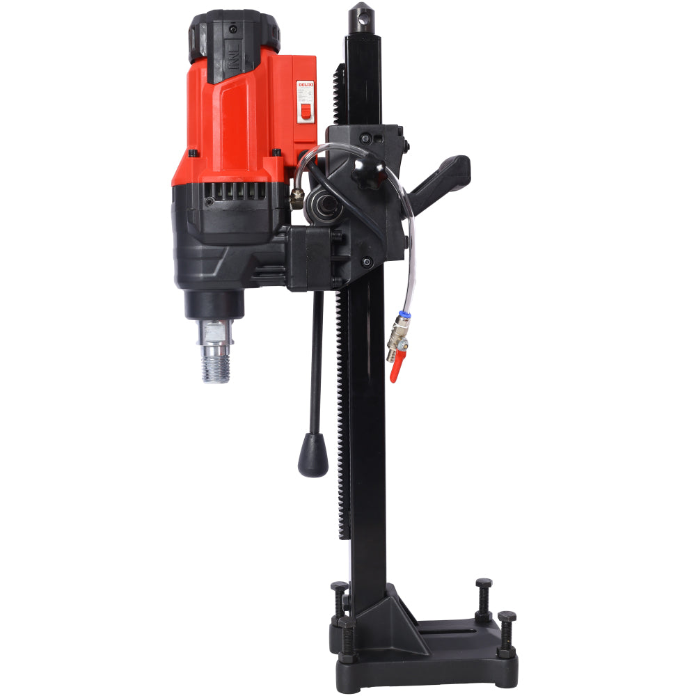 Diamond Core Drilling Machine, 8in Wet&Dry Concrete Core Drill Rig with Stand, 750RPM Speed,8in Drilling Diameter for Concrete Brick Block Stone, 3000W