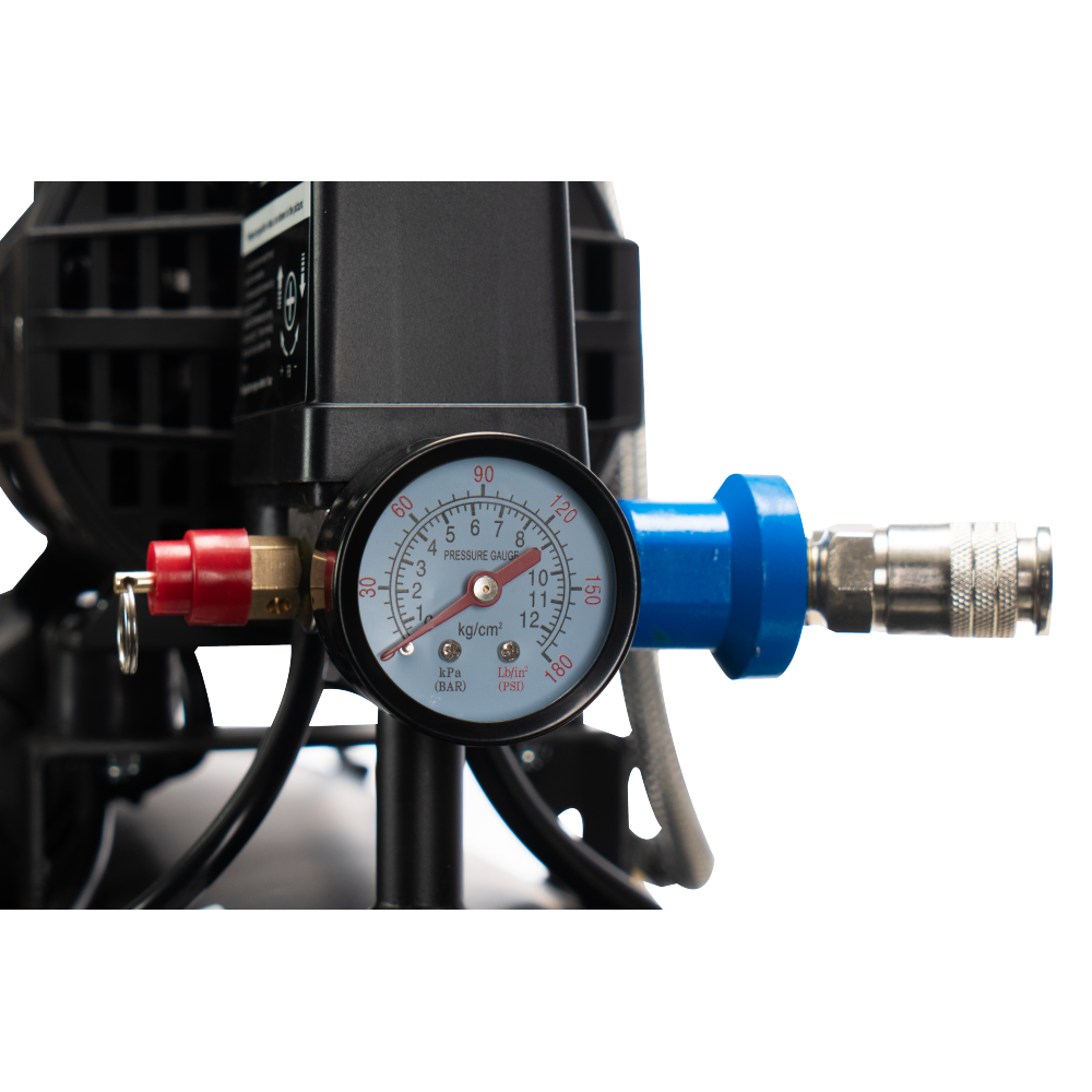 6.3 Gallon Oil Free Air Compressor, 1.0HP, Max.100 PSI Pressure, 60dB Ultra Quiet Compressor for Auto Repair, Tire Inflation, Spray Painting, Woodwork Nailing