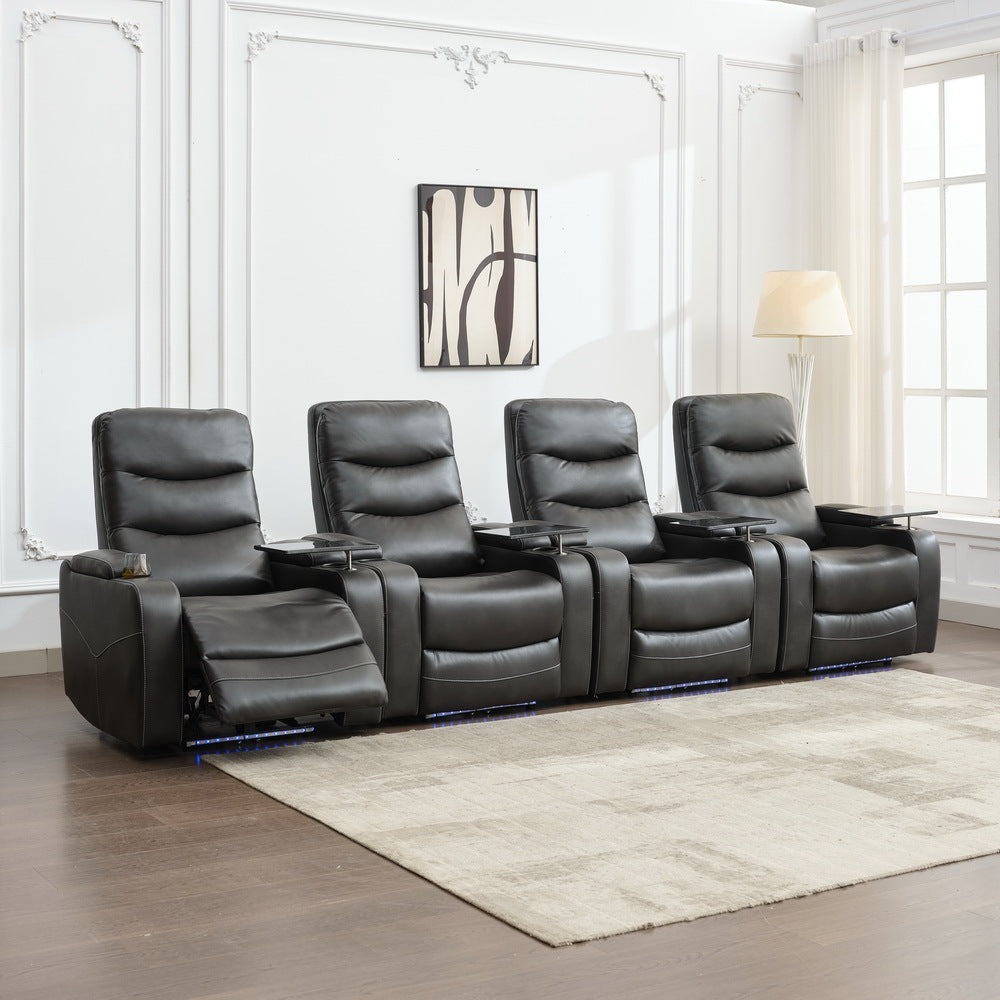 Power reclining chair Black color