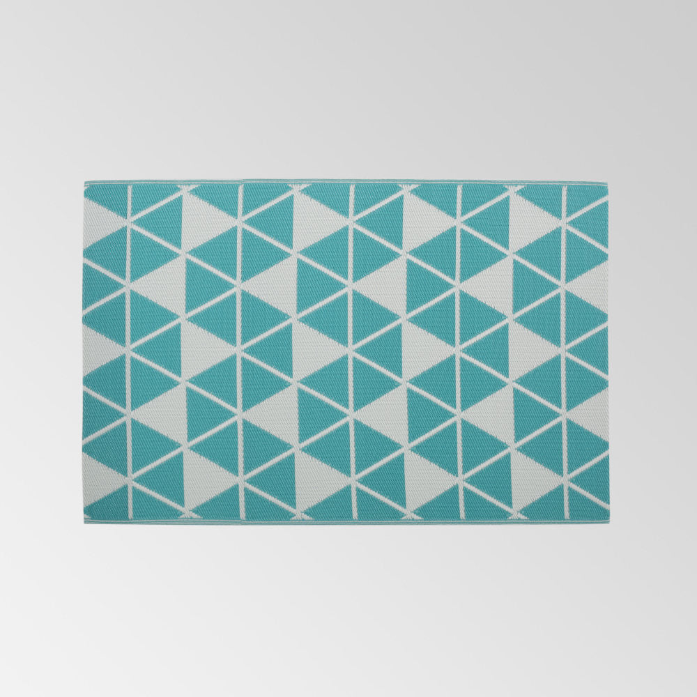 HERRINGBONE 4" x 6" PP RUG