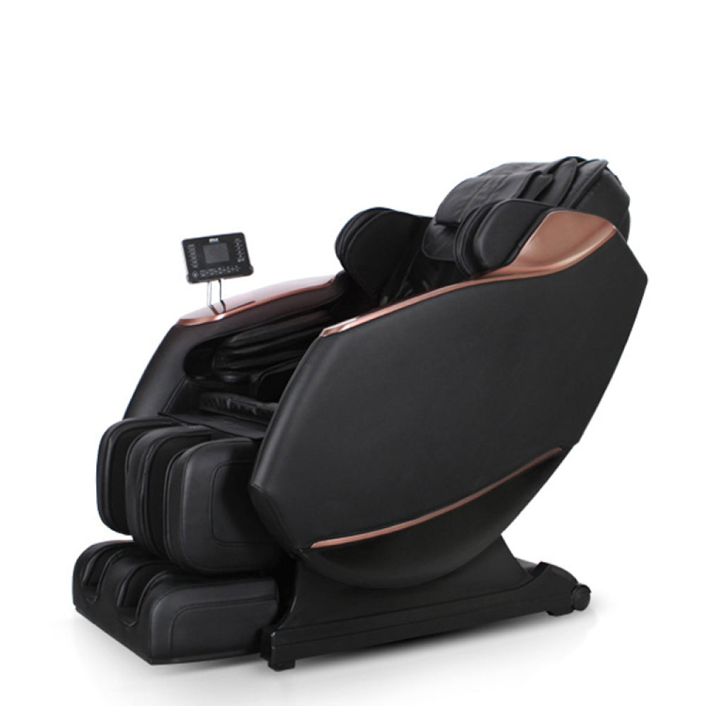 Full Body Zero Gravity Shiatsu Massage Chair SL-Track Recliner with Airbag Speaker LCD Touch Screen+Mini Remote Voice Control Back/Seat Heat
