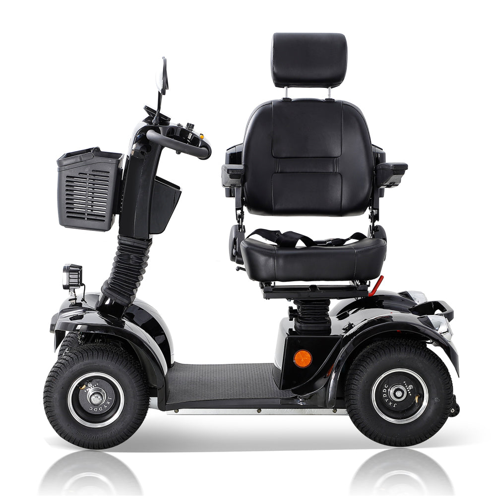 Heavy Duty Mobility Scooter for Seniors with Electromagnetic Brake,500W Motor 330LBS Capacity Electric All Terrain Powered Mobility Scooter