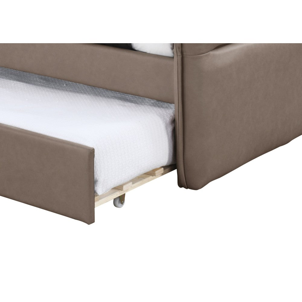 Daybed With a Trundle in Mocha
