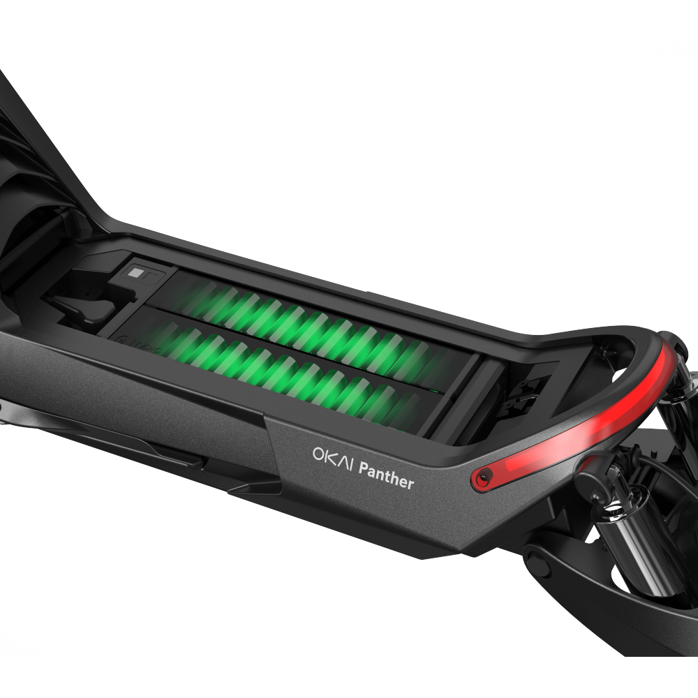 Super Electric Scooter w/31 mi Max Range & 37 mph Max Speed - Black