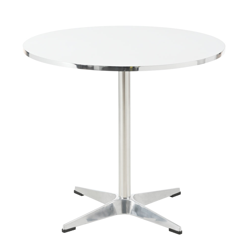 Modern circular dining table and small tea table, with a minimalist style, suitable for use in family dining rooms, kitchens, and living rooms