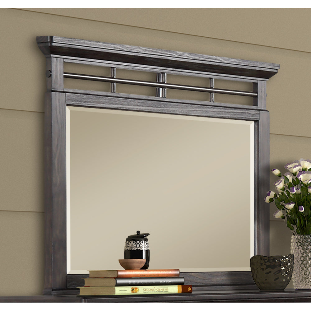 White Square Mirror