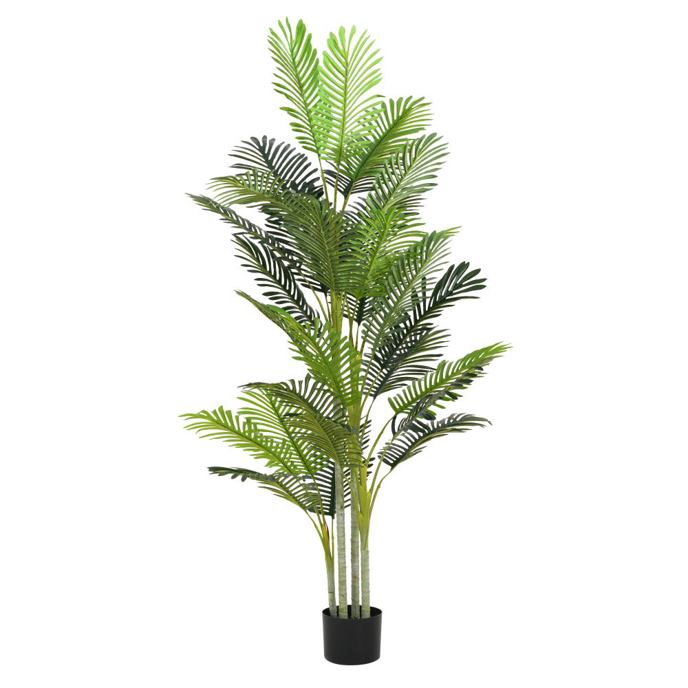78.5" Artificial Palm Tree With Pot, Set of 2